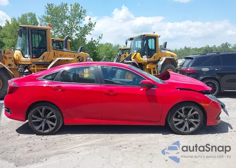 2019 Honda Civic Sport из США, поврежденный, VIN 2HGFC2F83KH564316